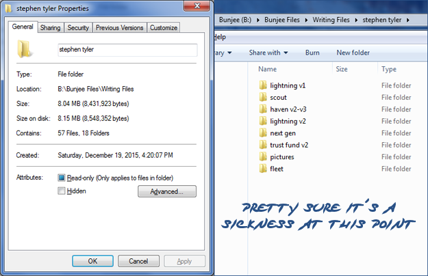 Tyler to the Infinite Power is trying to kill me...
